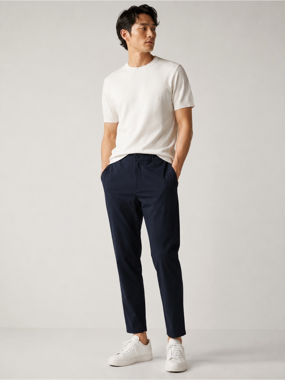 No Nationality Quentin 1315 Black Stretch Trouser Utility Workwear‎ Water Repel